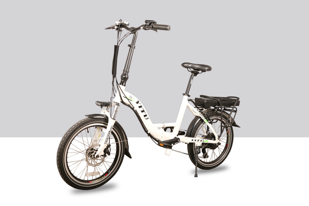 TUV EN15194 Battery Powered Folding Bike 36V 10Ah Li Ion Battery