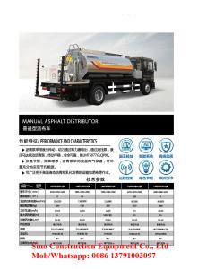 Quality 8m3 Bitumen Distributor Asphalt Spraying Tank Truck Howo 290hp 4x2 wholesale