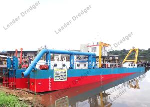 Quality Underwater Pump Cutter 22M Suction Dredger With Hydraulic Winch wholesale