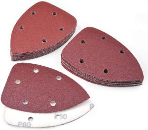 Quality 1000 Grit Detail Sander Sandpaper 140x90mm 5 Hole Aluminum Oxide Mouse Sanding Pad wholesale