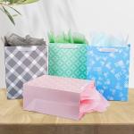 Customized Logo Custom Types Colourful Card Paper Clothing Shopping Bag With