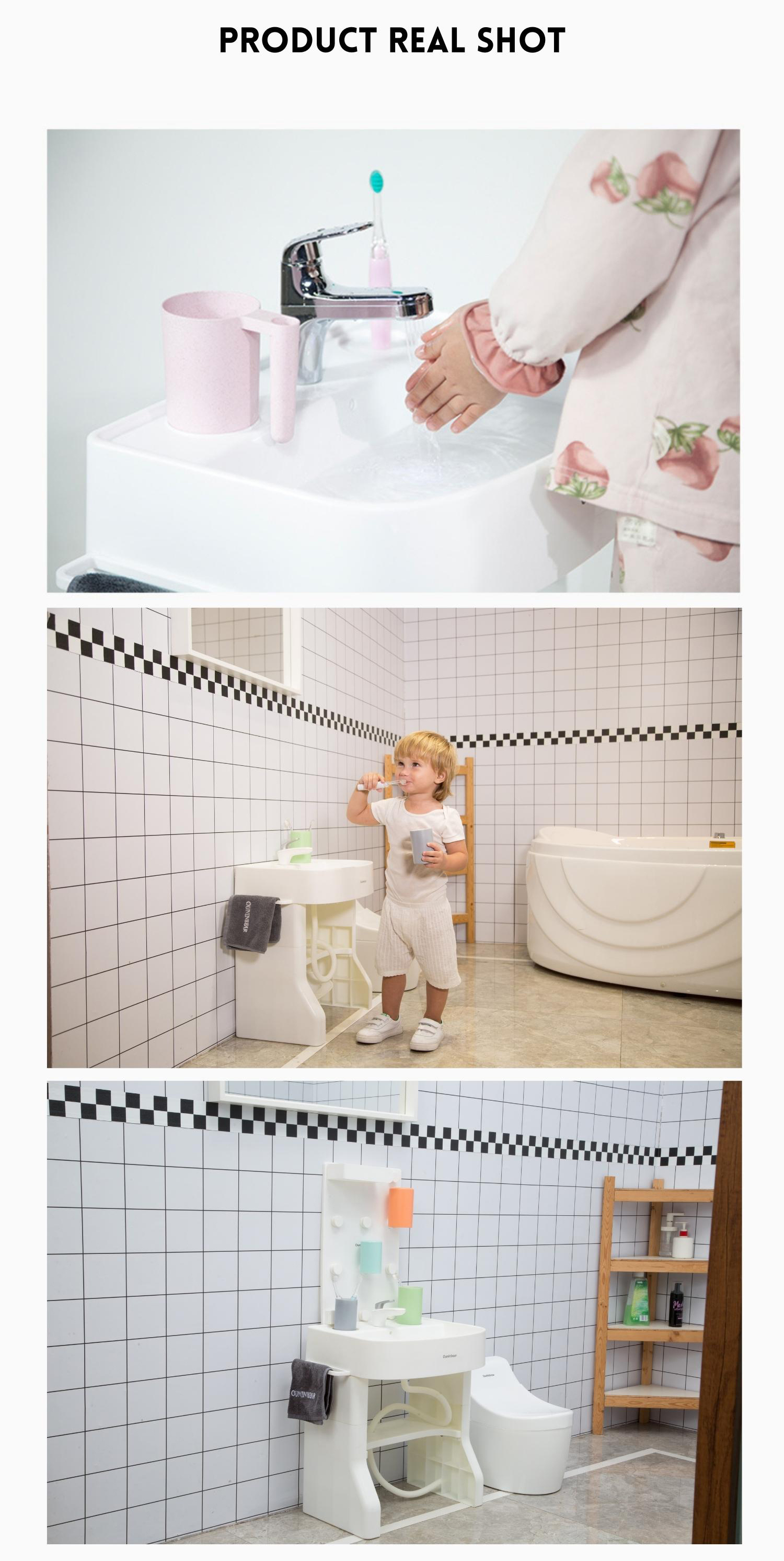 OEM ODM Acceptable CPC 2023 Style Emulation Hand Wash Stand For Children Baby Wash Basin