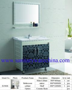 Quality Modern Alunimun bathroom cabinet / aluminum alloy bathroom cabinet/Mirror Cabinet /H-9606 wholesale