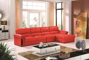 Quality section genuine leather home corner sofa living room furniture wholesale