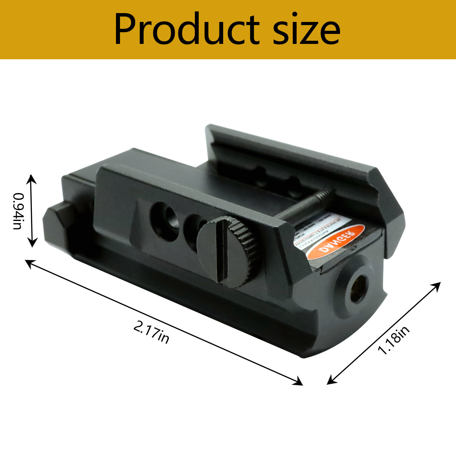 Aluminium Airsoft Laser Sight Pistol Class IIIA Green 520nm Gun Light Laser
