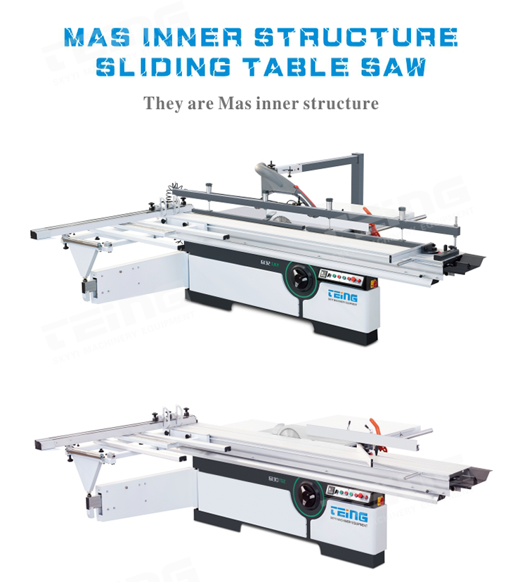 Precision Sliding Table Panel Saw with 5.5KW 1.1KW Power and 3000x375 mm Dimensions