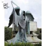 Bronze Santa Muerte Statue Saint Holy Death Statues Large Metal Cemetery