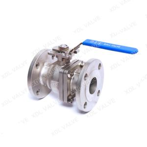 Quality Stainless Steel 304 316L Flanged Ball Valve Cf8m Handle Manual End Connection wholesale