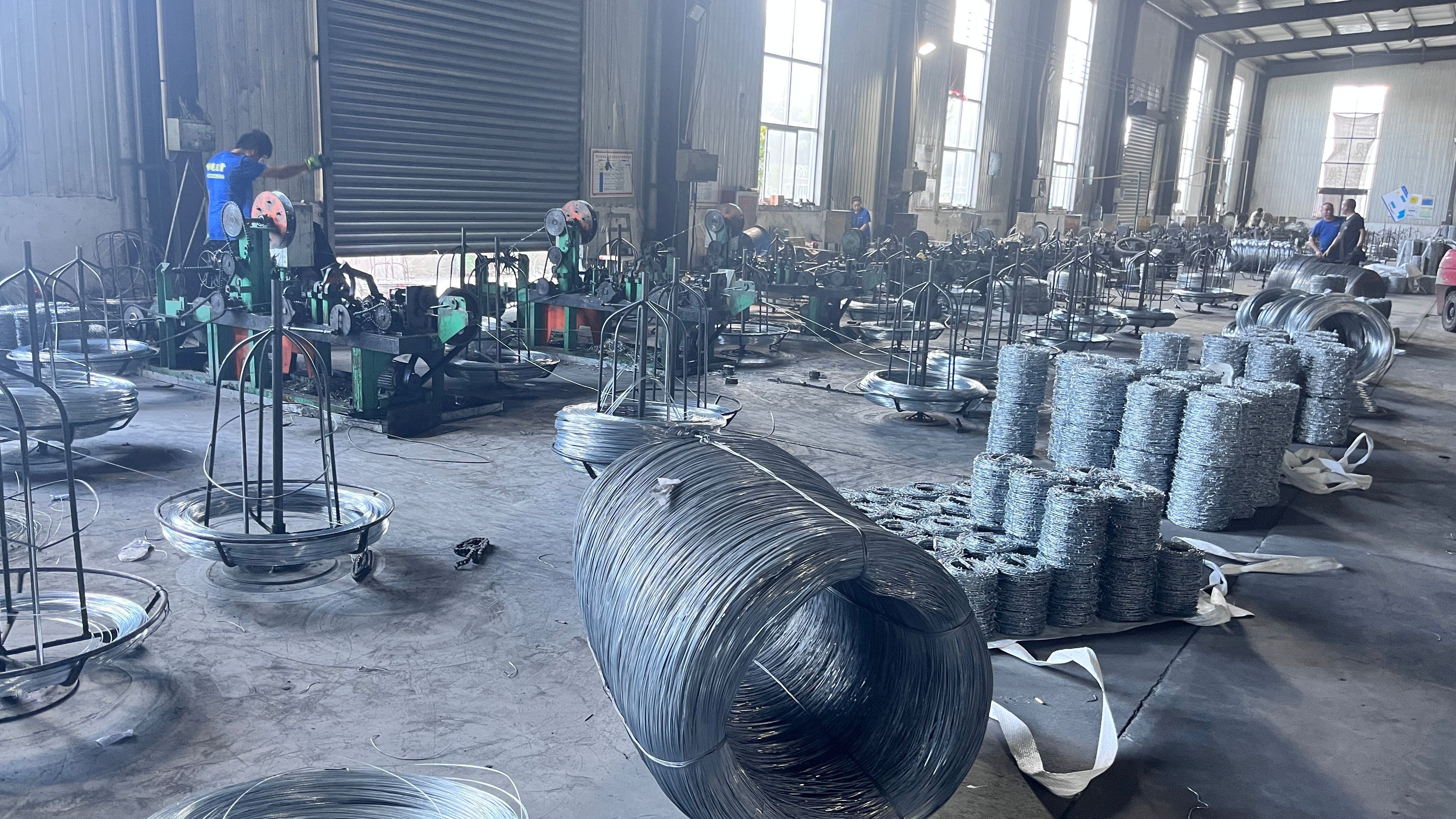 Fence Barbed Wire Galvanized Protection Steel Wire 500 Meters Razor Blade Galvanized Single Razor