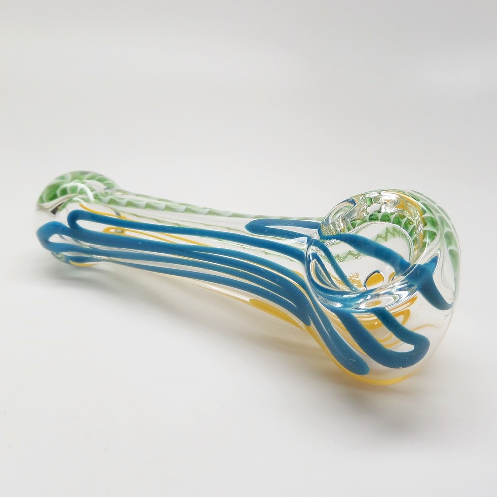 Heat Resistant 3" Glass Smoking Pipe Collectible Tobacco Hand Bowl