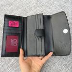 Authentic Stingray Skin Leopard Tiger Designer Long Wallet Genuine Leather Women