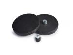 Round Base Pot Magnet with Rubber Cover