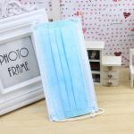 Disposable Filter Soft Mouth Cover , Anti Virus 3 Ply Protection Face Mask