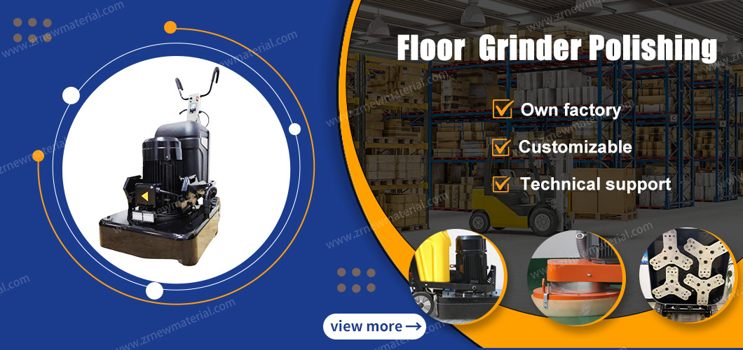 Efficient 18.5KW Concrete Grinder And Polisher 920mm Grinding Width