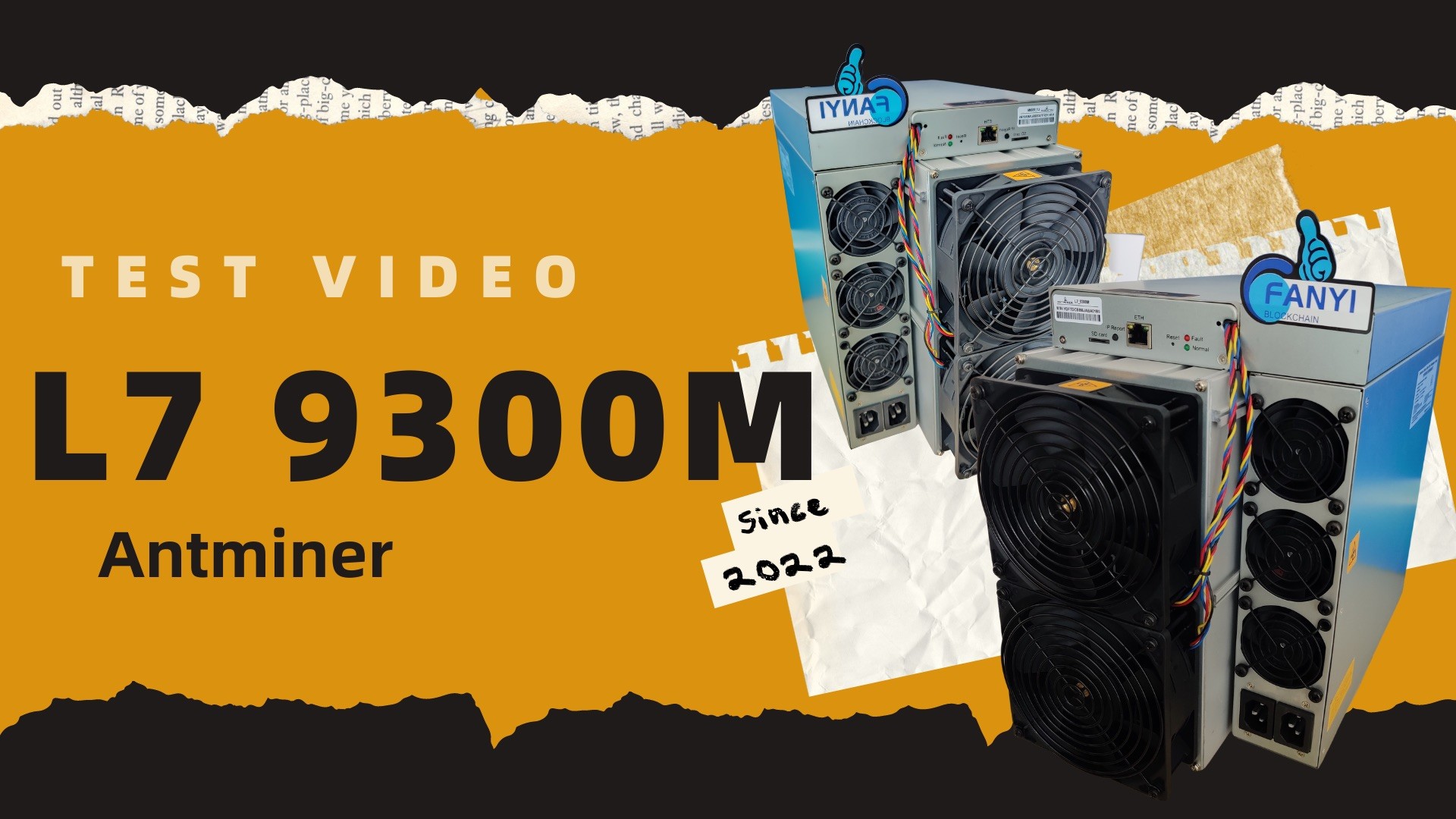 Bitmain antminer L7 hashrate 9500mh/s-8800mh/s Power 3425w for DOGE and LTC miner