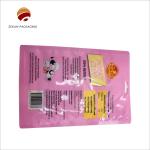Custom Made Logo Printed Food Flat Bottom Bag Moisture Resistance