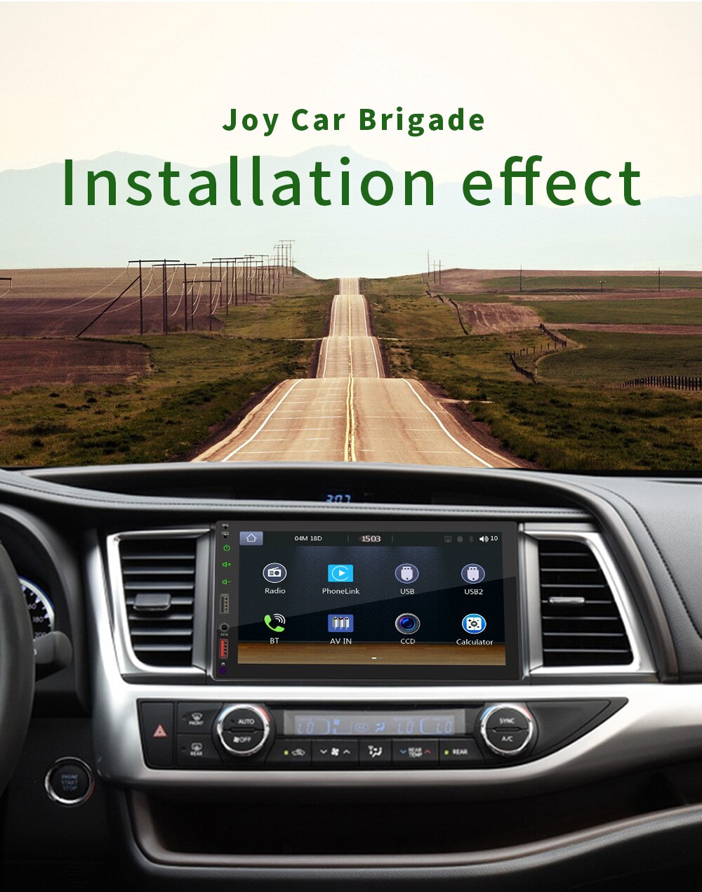 178*102mm Size HD Touch Screen Car MP5 Player with Carplay Bluetooth and Reverse Camera