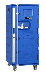 Quality 580Litre OLIVO-Style Blue Large Insulated Plastic Roll Cabinet wholesale