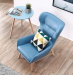 Modern Fabric Leather Leisure Chair Designer Living Room Confoetable highback