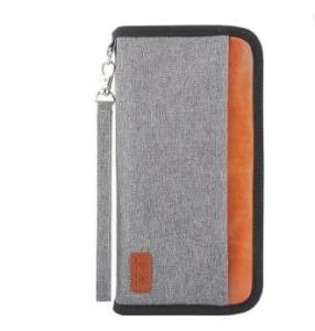 Quality Waterproof Nylon Travel Ticket Wallet 25x13x4cm With Custom Printed Logo wholesale