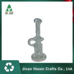 HESEN Irregular Clear 22cm Glass Water Bongs