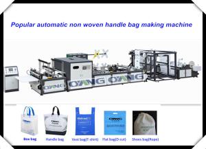 Quality Single Phase Non Woven Bag Making Machine / Equipment For Nonwoven Handle Bag wholesale