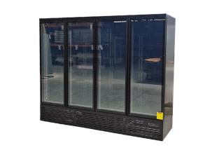 Quality Air Cooling Upright Glass Door Refrigerator R290 Built In Four Door wholesale