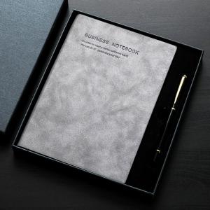 Quality Business Custom PU Leather Hardcover Journal Promotional Diary School Notebook wholesale