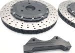 Jekit Car Drilled Brake Disc Front 330*28mm Brake Disc Bracket