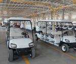 8 Seater Golf Hunting Cart 30 KM/H Battery Operated Electric Golf Buggy Logo