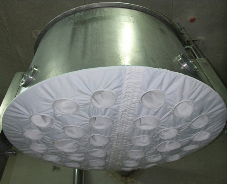 Vertical Fluid Bed Dryer for Sea Salt Powder Particle Drying in 3850*800*2300mm Size