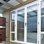Hall T6063 Aluminum Hinged Door Transparent Glass