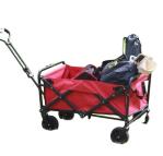 Versatile Garden Cart Shopping Beach Folding Wagon Camping Trolley 86*46*85