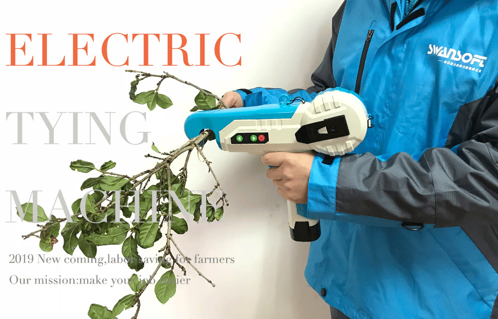 Swansoft CE Certificate Orchard Electric Tying Machine/Binder and Garden Electric Tapetool