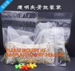Freshness Protection Package Self Sealing clear Zip Lock Plastic Bags packaging
