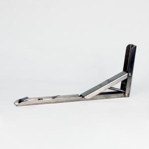 Quality 350mm Brushed Stainless Steel Fold Down Desk Brackets wholesale