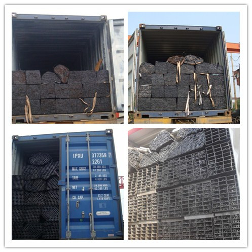 40x40 12m Galvanised Square Black Steel Pipe Q215 Hollow Section