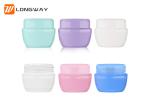 30g Small Packaging Plastic Cosmetic Jars Mini Makeup Containers Round Shaped
