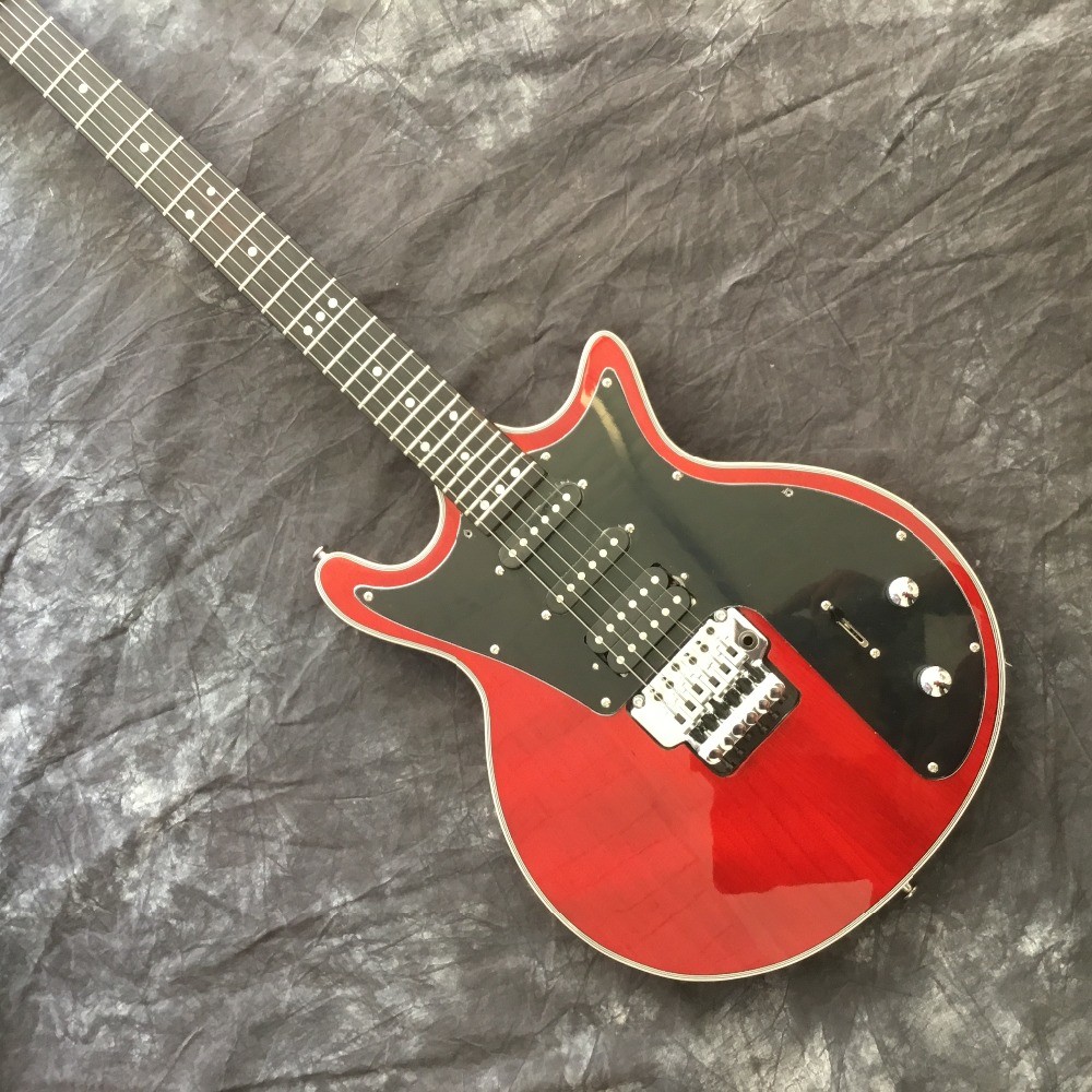 Grand Brian May Electric Guitar 24 Frets Floyd Red Tremolo & Color Electric Guitar