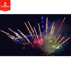 Quality Salutes Professional Fireworks Display 100 Shots Z / Fan Shape Cake Pyrotechnics wholesale
