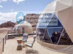 Heat Proof Aluminium Geodesic Dome Tent For All Seasons