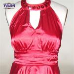 Women fashion sexy satin casual wrap women ladies dress woman clothes with high