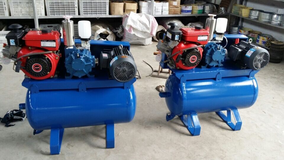 HL-JN03A 4 Milking Positions Cow Portable Milking Machine with Diesel and Electric Motor