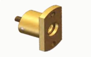 Quality SBMA Female Flange Straight RF Coaxial Connector with Microstrip and Nickel / Gold Plating wholesale