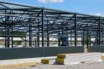 Multi Storey Steel Structure Industrial Warehouse , Prefabricated Steel