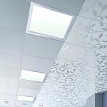 Factory Price Clip-in Aluminum Ceiling Acoustic Plafond decor metal clip in