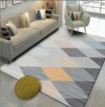Modern Simple Stripping Blending Crystal Velvet Living Room Floor Carpets 80