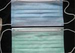 3 ply Nonwoven Blue white Medical Surgical Face Mask For Bacteria prevention