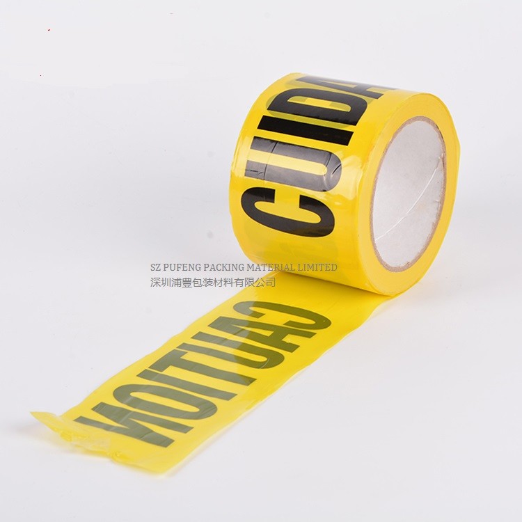 Soft Water Activated Adhesive 3m-50m Floor Warning Tape