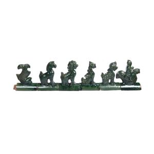 Quality Glazed Surface Antique Chinese Roof Tile Figures Decoration wholesale